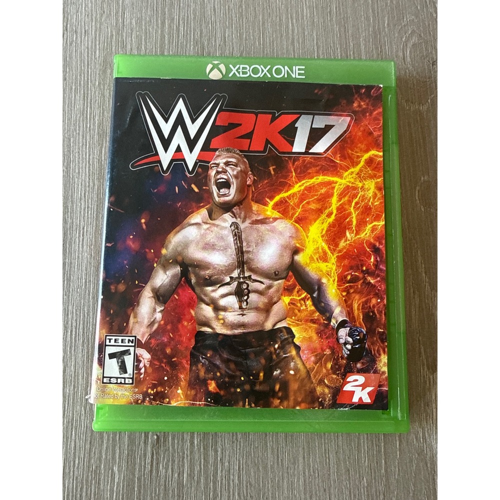 WWE 2K17 Xbox One Microsoft 2016 Wrestling Video Game Brock Lesnar Cover